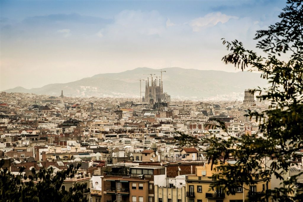 Kod Gaudiego -Barcelona panorama