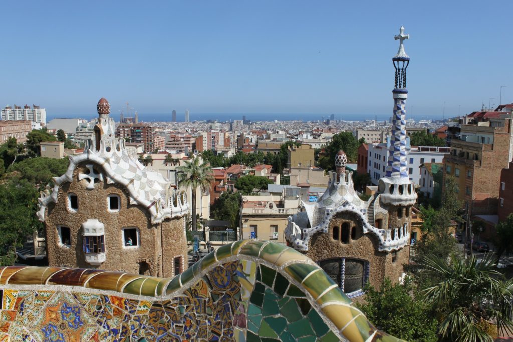 barcelona-parc-guell-panorama na miasto