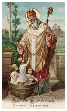 St Nicholas-3 dzieci w kąpieli