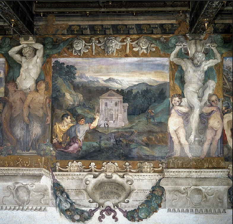 Mity o założeniu Rzymu - Roma azylem dla zbiegów, Palazzo Magnani, Bolonia